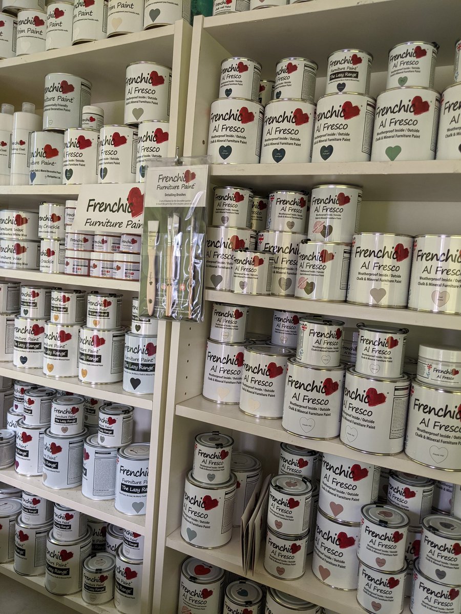 Shelves full.  Just loading the website #Frenchic #Saltaire