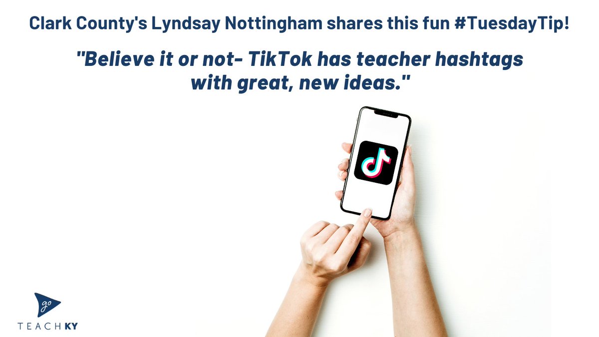GoTeachKY's tweet photo. Lyndsay Nottingham offers this #TuesdayTip for finding inspiration in unexpected places. P.S.Want to hear more from Lyndsay? Tune in to tomorrow’s #WhyITeach podcast! https://t.co/449ceb1lUN