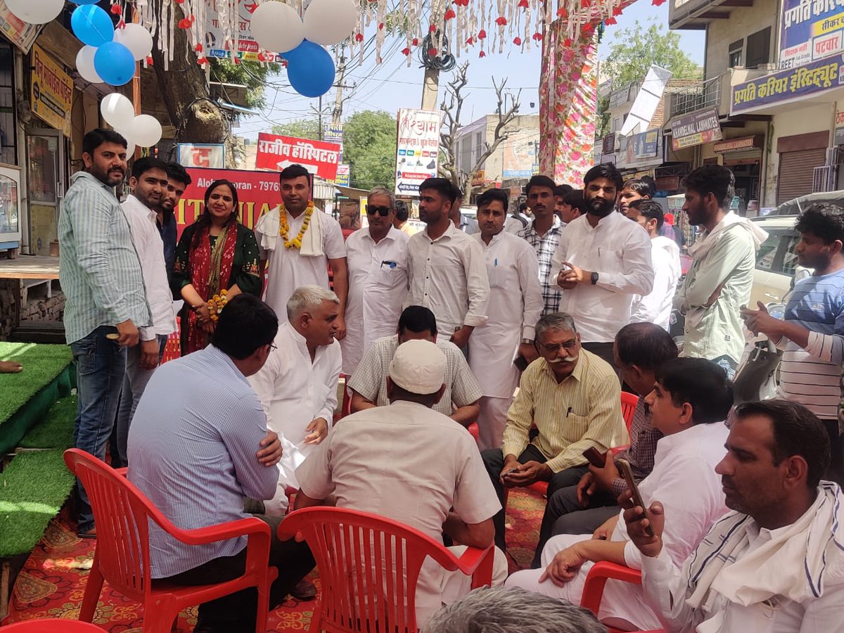 Rajasthan_PYC's tweet photo. राजस्थान विधानसभा उपचुनावों को लेकर आज युवा कांग्रेस राष्ट्रीय सचिव राजस्थान सह प्रभारी श्रीमती @AdvTongar ने झुंझुनू के सिंघाना, चिड़ावा ओर पिलानी में युवा कांग्रेस साथियों से कांग्रेस प्रत्याशियों के समर्थन में अपना हर संभव सहयोग व समर्थन करने की अपील की।। https://t.co/hsNIw84Bve