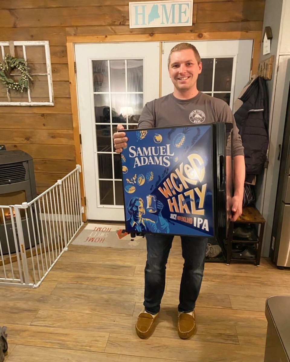Huge congratulations to our giveaway winner! <a href="/williambrown/">William Brown</a>.34 hope you’re enjoying the @samueladamsbeer mini fridge 🍻 Get ready for more awesome giveaways this year!
•
#2021giveaway #samadams #minifridge #winnerwinnerchickendinner #beer #cheers #buylocal #shoplocal #bootleggers