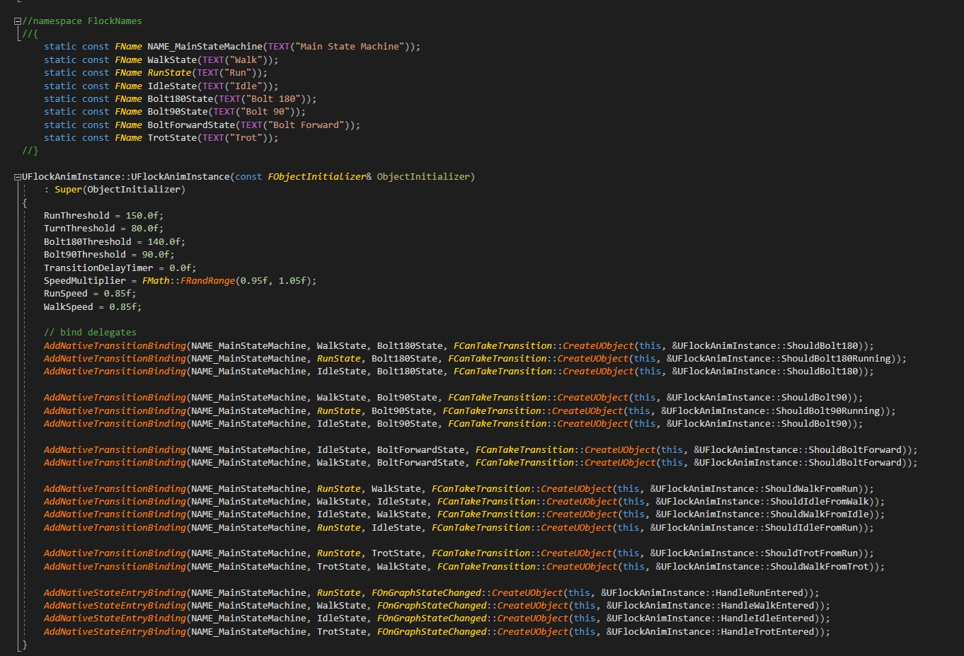 おかず Kitedemoの鹿 アニメーションのステートマシンの遷移判定が全部c で実装されてることを初めて知った ちなみに鹿だけ ボーイなどの他のキャラは普通にbp上で実装してる Ue4 Ue4study T Co H97xrgac Twitter