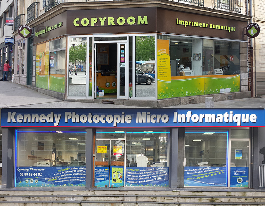 C3soleils's tweet photo. Votre magasin COPYROOM 3Soleils 
restera fermé durant le confinement.

2 magasins à #Rennes assurant le #clickandcollect du lundi au samedi

Copyroom Hoche 22 rue St Melaine 
10 h à 12h30 et 13h30 à 18h

Kennedy #Photocopie  12 cours JF Kennedy
9h à 12h30 et 13h30 à 18h https://t.co/RhuiQxD4VI