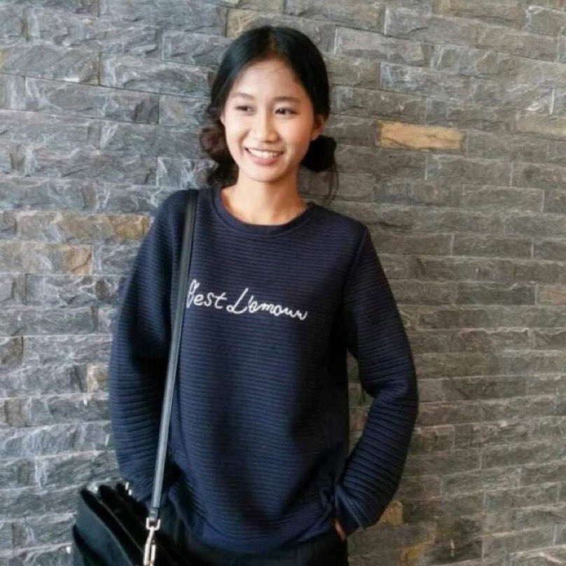 poemamhethar's tweet photo. The girl abducted today at Mingalardon Market after respondinging the questions by @clarissaward was sent to Shwe Pyi Thar Interrogation Centre. Her parents’ request to meet her is denied. Responding to a question is also a crime now ? 
#WhatsHappeningInMyanmar #Apr2Coup https://t.co/j2r52ZWrnj