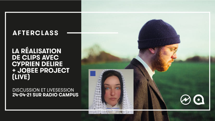 JoBeeProject's tweet photo. Court-Circuit et PointCulture ULB vous donnent rendez-vous sur Radio Campus Bruxelles FM 92.1 pour suivre l'Afterclass dédiée au métier de Clipmaker avec Cyprien Delire + une live session exclusive de JoBee Project ! 
▶️ Samedi 24/04 à partir de 18h
#Bruxelles #Radio https://t.co/YmIU3OygSt
