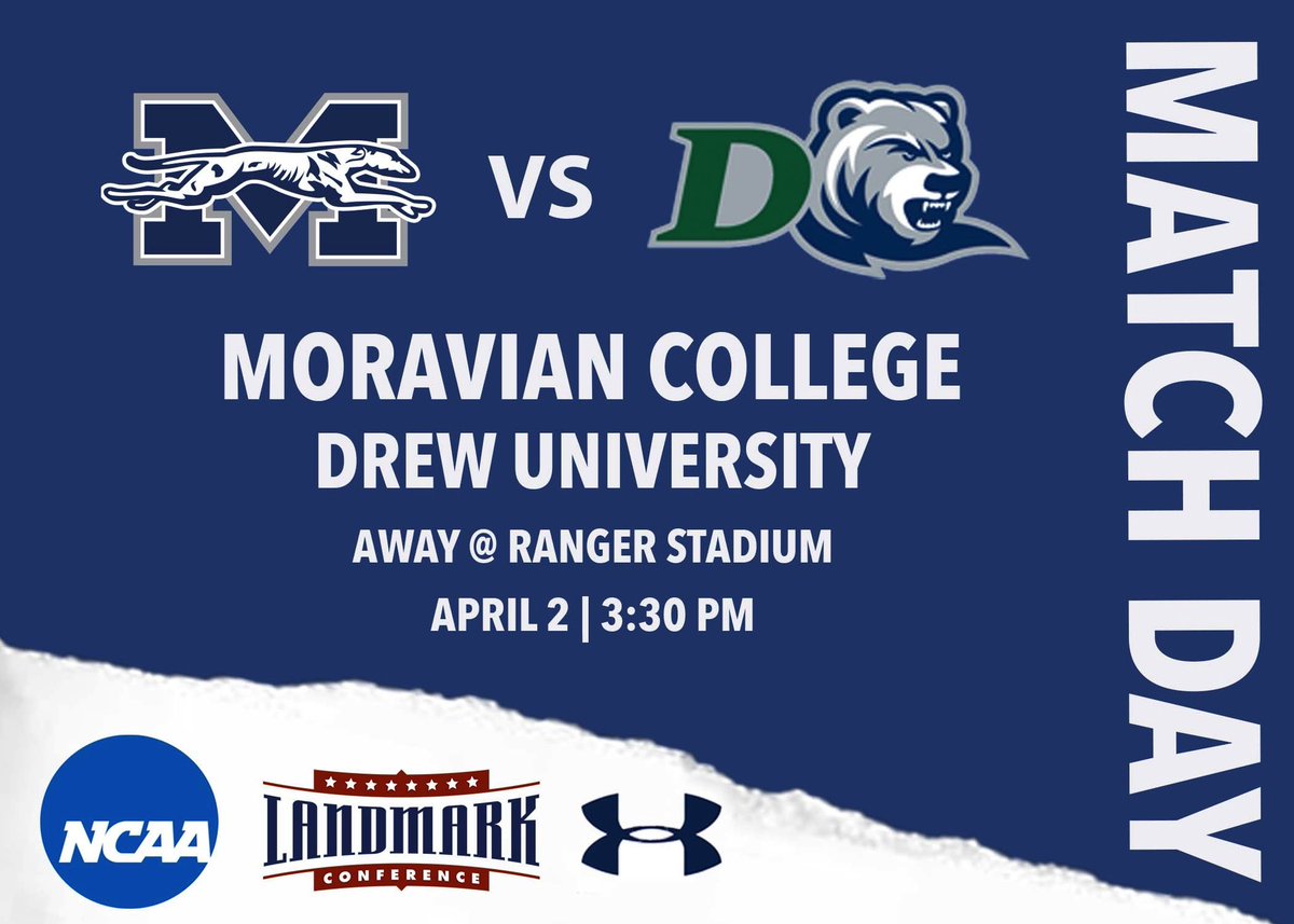 MATCHDAY! Today we play Drew university away for our last match of the spring 2021 season. We give a big thank you to the seniors! Tune in as we support our hounds. HOUND’EM
Live LINK BELOW...
Landmarknetwork.tv/Moravian/. #moraviancollege #houndem #landmark #matchday #rollhounds