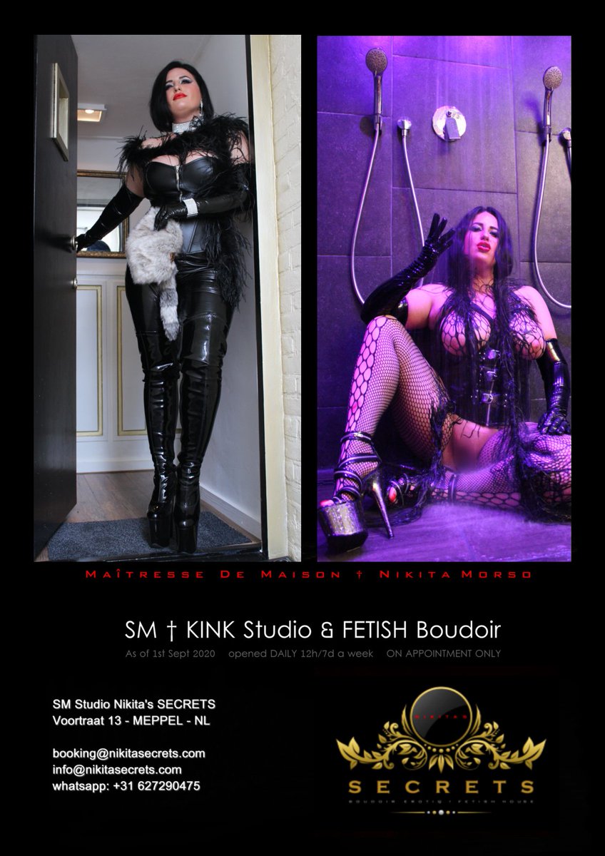 SecretsNikita's tweet photo. Welcome to My Domain!
† FETISH Studio & Glamour BOUDOIR †
Nikita's #latex #fur #fishnet #highheels #thighhighBoots #PornFashion
#BDSM #SM #KINK #SMstudio #BDSMStudio #dungeon #mistress #meesteres #domme #dominatrix #domina #matron #herrin #femdom #BOUDOIR https://t.co/8ntpJmF37f