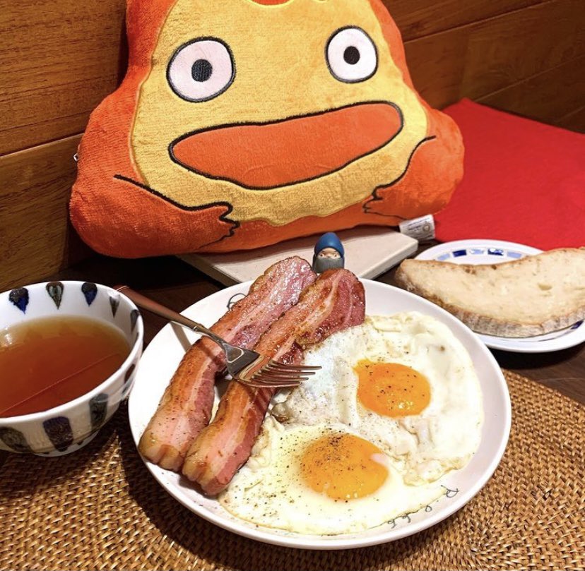 ハウルの焼くベーコンエッグが美味しそうだったので様々なジブリ飯を集めてみました Togetter