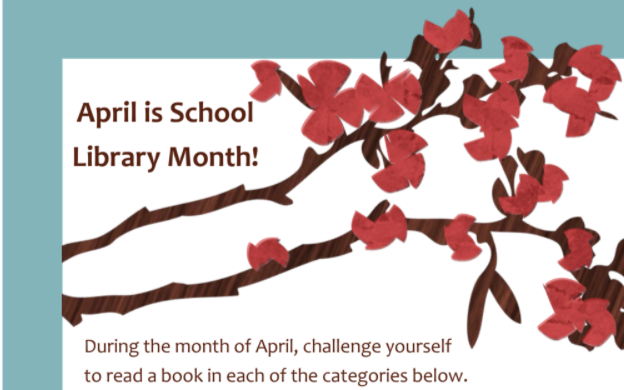 GorzyckiLibrary's tweet photo. Hey Tigers!  April is School Library Month!  Celebrate by participating in the April Reading Challenge--details available on the GMS Library BLEND home page.
#gmstigersread https://t.co/5z1ae7U4Et