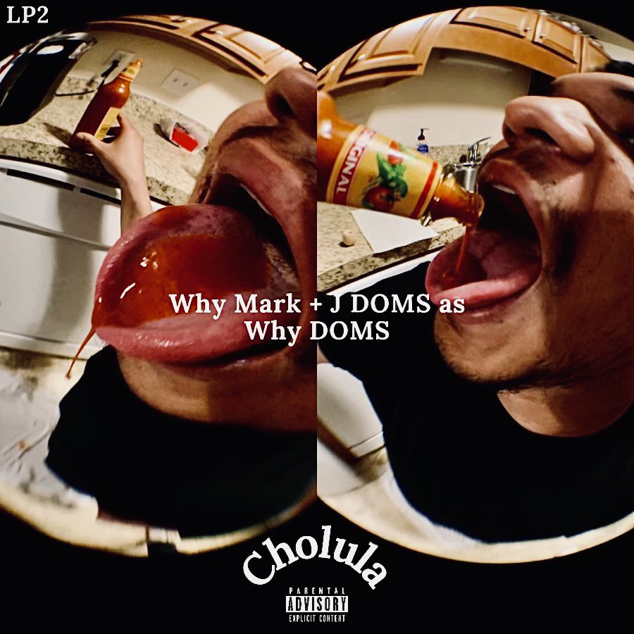 J_DOMS_'s tweet photo. ‘Cholula’ starring Why Mark + J DOMS as #WHYDOMS OUT NOW‼️
Apple Music: https://t.co/X4b6AchLdd
Spotify: https://t.co/2tEILPKkuq
SoundCloud: https://t.co/nfkAKlcq1s
single art shot by @WhyMark57 & designed by yours truly
#LP2 coming soon❕ https://t.co/9NIUKUNzal