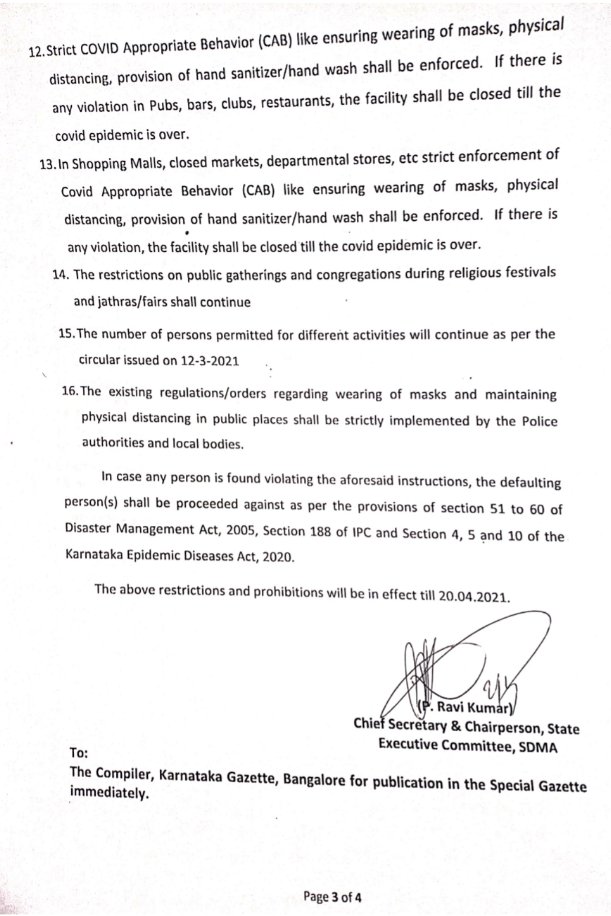 DHFWKA's tweet photo. In view of increasing COVID-19 cases Karnataka Government has issued  Guidelines to contain the spread.
@CMofKarnataka @mla_sudhakar @WHO @UNICEFIndia @UNDP_India @MoHFW_INDIA @PIBBengaluru @CovidKarnataka https://t.co/lJGlY0HY7z