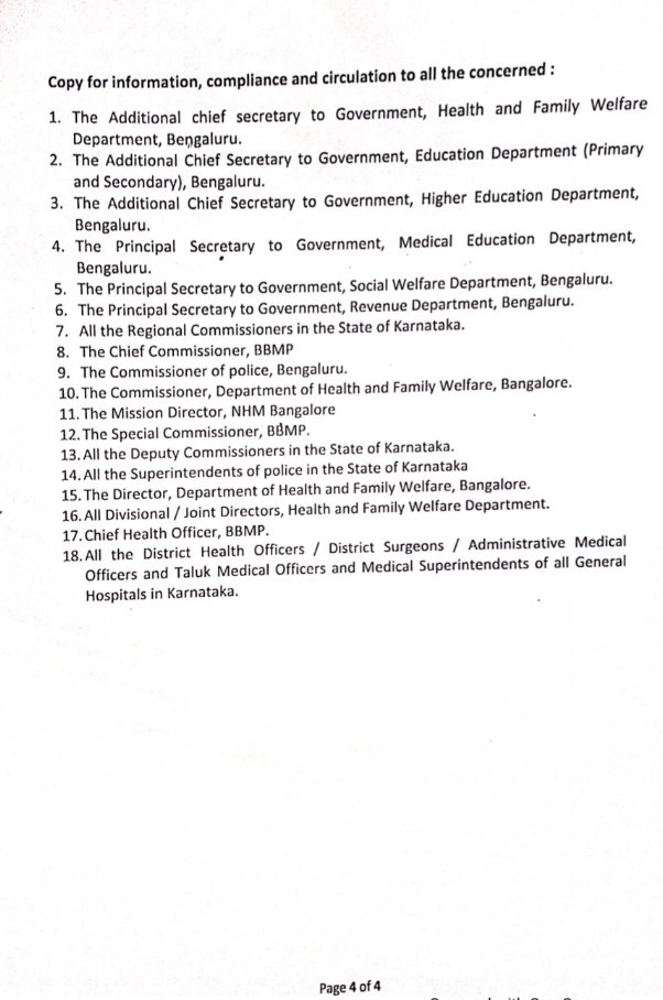 DHFWKA's tweet photo. In view of increasing COVID-19 cases Karnataka Government has issued  Guidelines to contain the spread.
@CMofKarnataka @mla_sudhakar @WHO @UNICEFIndia @UNDP_India @MoHFW_INDIA @PIBBengaluru @CovidKarnataka https://t.co/lJGlY0HY7z