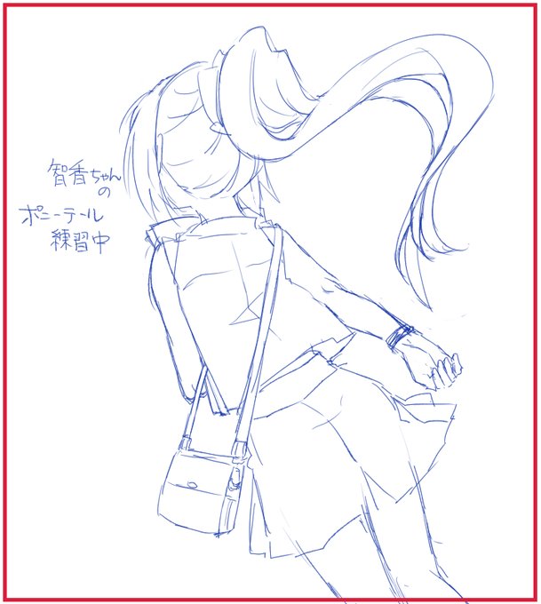 ポニーテールのtwitterイラスト検索結果