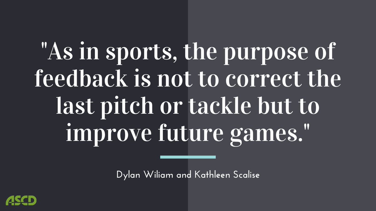 ASCD (@ascd) on Twitter photo Feedback’s main purpose is to improve the student, not the work, say <a href="/dylanwiliam/">Dylan Wiliam</a> & <a href="/kscalise87/">Kathleen Scalise</a>. bit.ly/3stDtxU Feedback’s main purpose is to improve the student, not the work, say <a href="/dylanwiliam/">Dylan Wiliam</a> & <a href="/kscalise87/">Kathleen Scalise</a>. bit.ly/3stDtxU