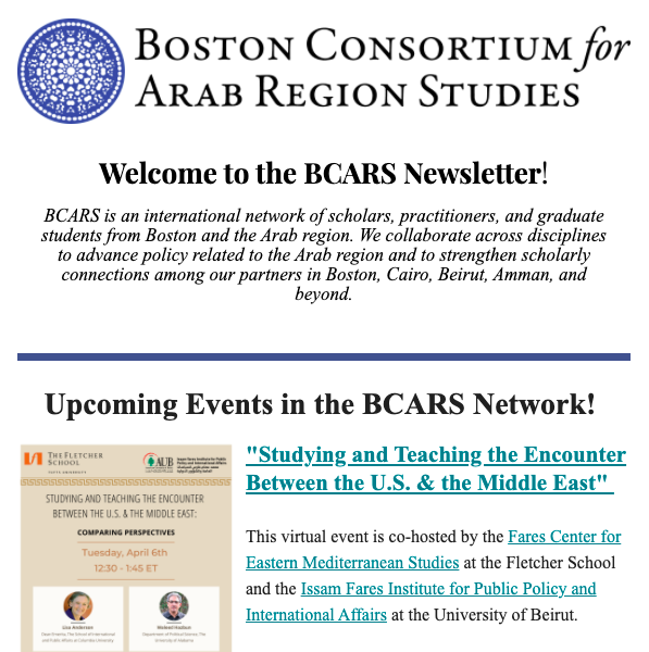 BCARS_Boston's tweet photo. Read about several interesting, upcoming events happening throughout our network in our latest newsletter! https://t.co/lHYrwM4Hjr https://t.co/WdoAsFfJ8M