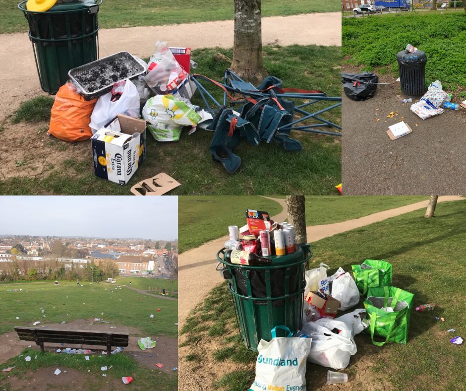 Warmer weather this week has brought more visitors to our parks and green spaces, but unfortunately littering has also increased. 

We urge everyone who visits our parks to enjoy their visit, but also to dispose of litter responsibly in a bin, or to take it home. Thank you.