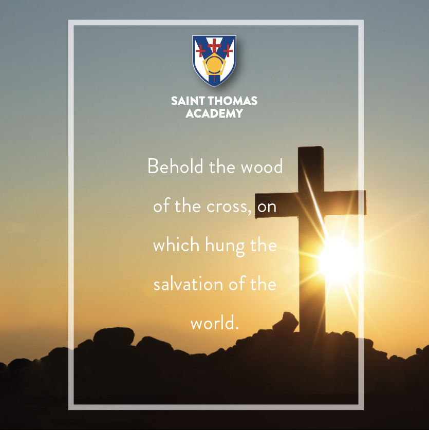 Behold the wood of the cross, on which hung the salvation of the world. Everyone have a safe and blessed Good Friday. #GoCadets #GoodFriday