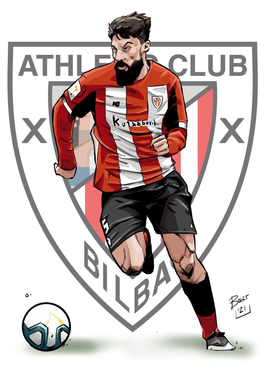 El búfalo de Gernika. Ilustración digital. <a href="/AthleticClub/">Athletic Club</a>