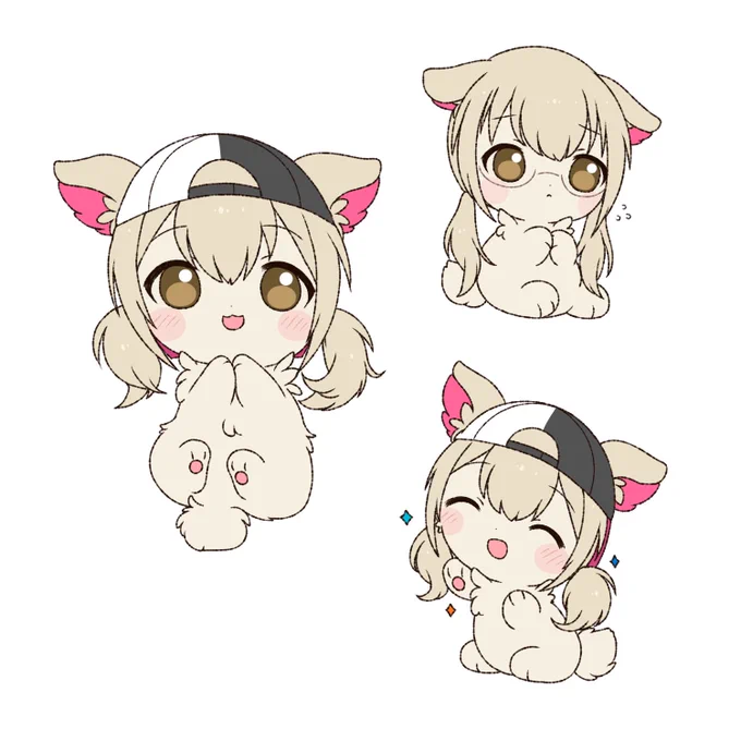 プロセカ擬獣化らくがき!
こはねちゃん? 