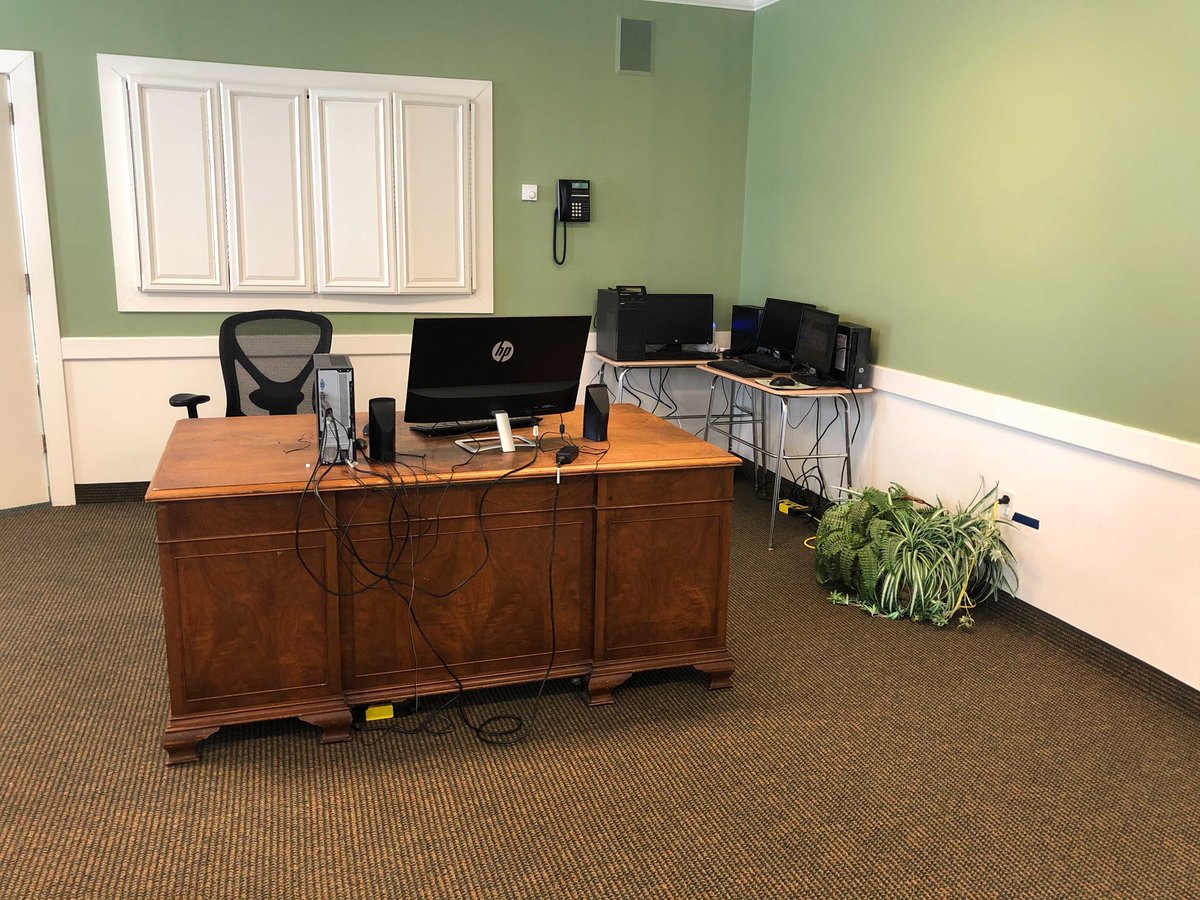 uuclvpa's tweet photo. For #PhotoFriday, here's your first look at our new office space in First Presbyterian Church of Bethlehem. Please note that the building is closed to visitors because of COVID. The new mailing address is on our website.
#uu #uuchurch #unitarianuniversalist #uuclvpa https://t.co/LPVWJNwi58
