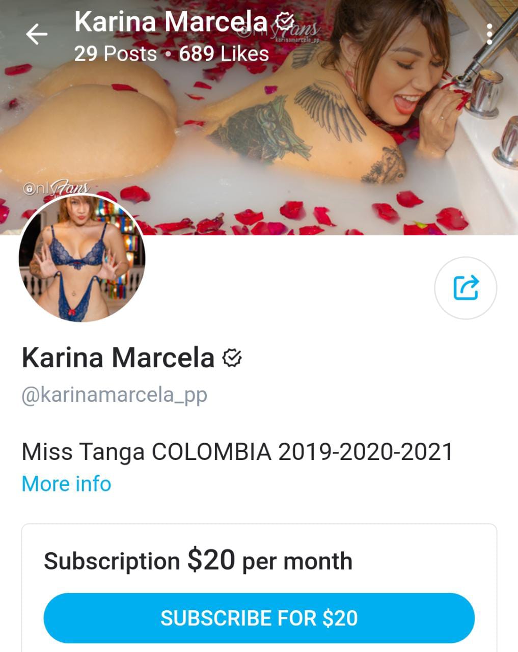karinamarcela_pp on X: Si eres seguidor de mis redes sociales y tu sueño  siempre ha Sido verme desnuda te invito a suscribirte a mi onlyfans  t.coQIWbjUg37H no olviden darle retweet mis amores