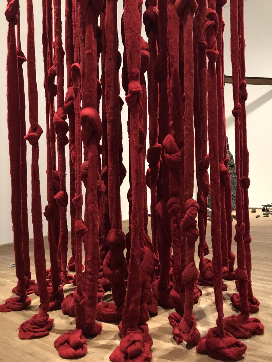 debcane's tweet photo. Two new artworks to come and see at TM from May. Cecilia Vicuña quipu womb &amp; yin xiuzhen weapons https://t.co/7SPKOGMPi5