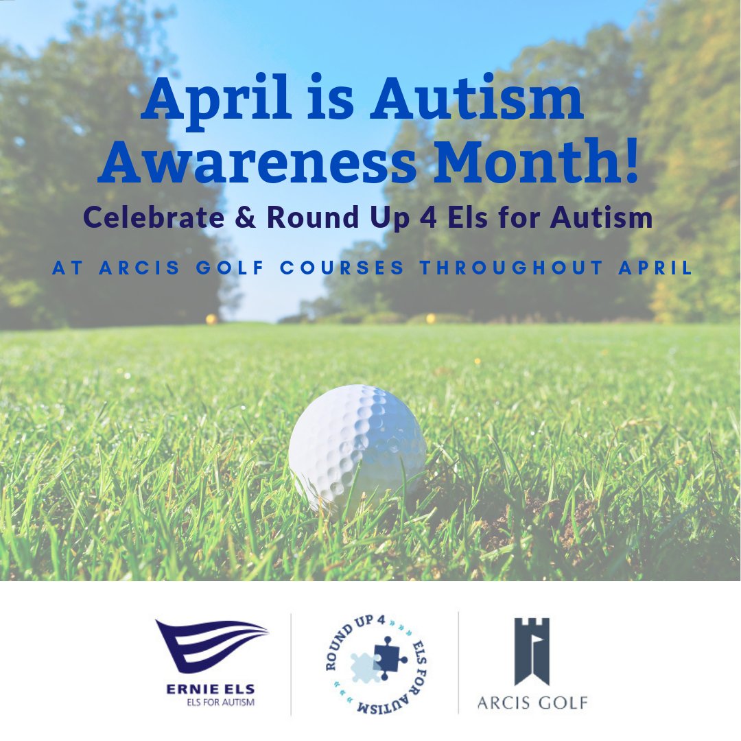 TCRubyHill's tweet image. We are proud to Round Up 4 Els for Autism!
We have partnered with legendary golfer Ernie Els during April’s World Autism month to raise funds in support of autism research. Members and guests are encouraged to round up purchases to the nearest... today!
bit.ly/3u1iCCj