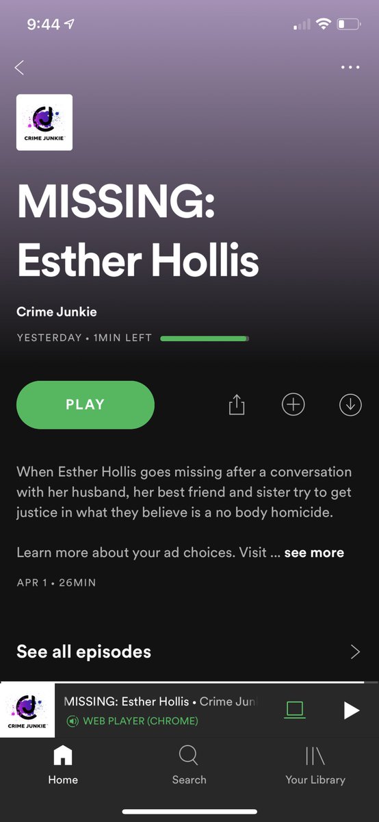 jamifalcone's tweet photo. I really want @taylorswift13 to listen to this @CrimeJunkiePod episode 😅 https://t.co/UtvUbR9HdO