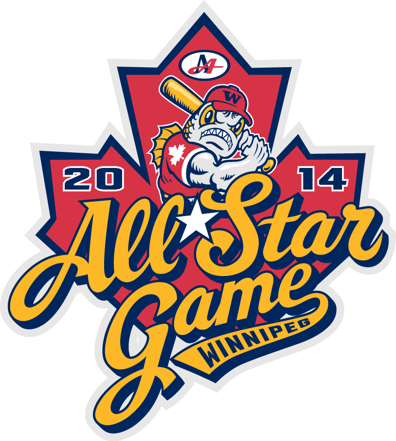 Logo of the Day - April 2, 2021:All-Star Game Primary (American Association (2006)) circa 2014See it on the site here:  https://www.sportslogos.net/logos/view/541116092014/_AllStar_Game/2014/Primary_Logo