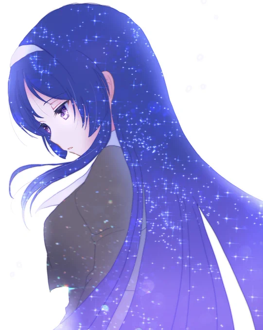 伊東閑さん。お誕生日おめでとうございます。夜空のような美しい髪の人。#アサルトリリィ #アサルトリリィ_FA 