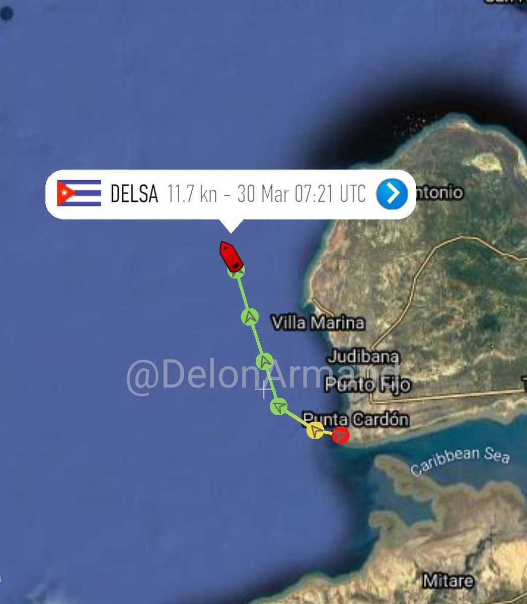 DelonArmand's tweet photo. 4 Cuban tankers dispatched the state-owned PDVSA to #Cuba (March)
Esperanza
Sandino
Vilma
Delsa
After the visit of the Venezuelan official Delsy Rodríguez to the island we have tracked only Cuban tankers, they negotiated new oil/fuels quotas
#oilandgas
#oott
#oil
#02April https://t.co/vLKSVHQDHa