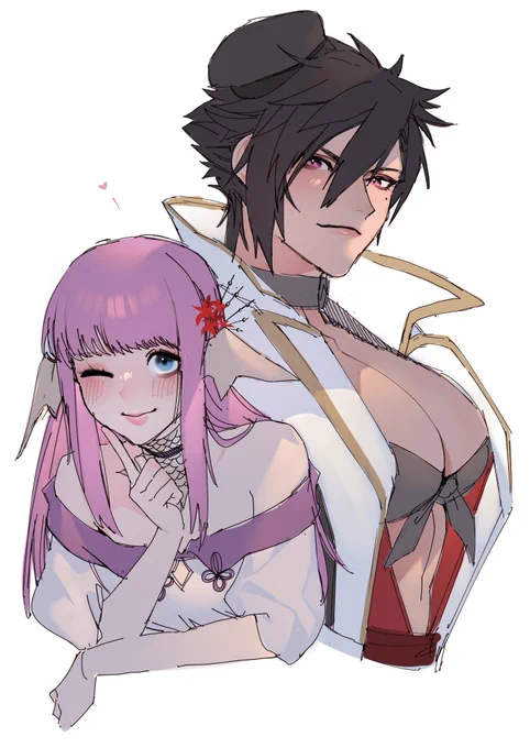 フレのアウラっ子(左)とうちの子 