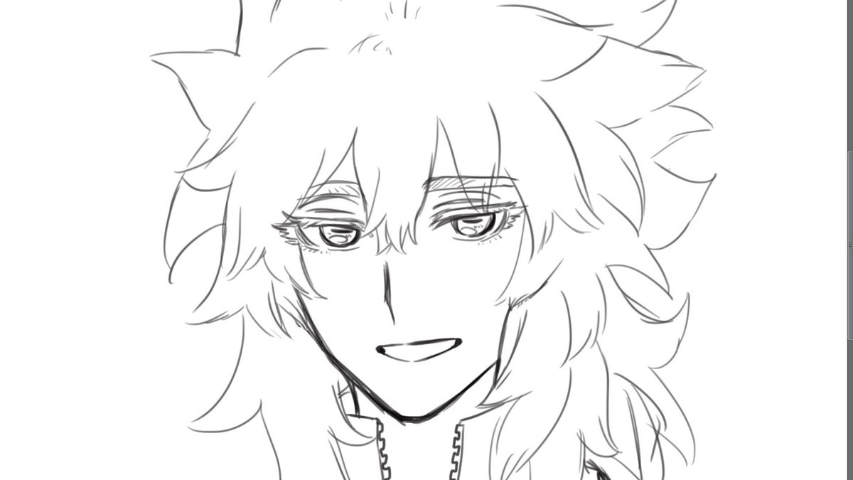 @PixivF_TL この顔結構な期間描き続けてるけど目のハイライト入れただけで誰だか分からなくなる 