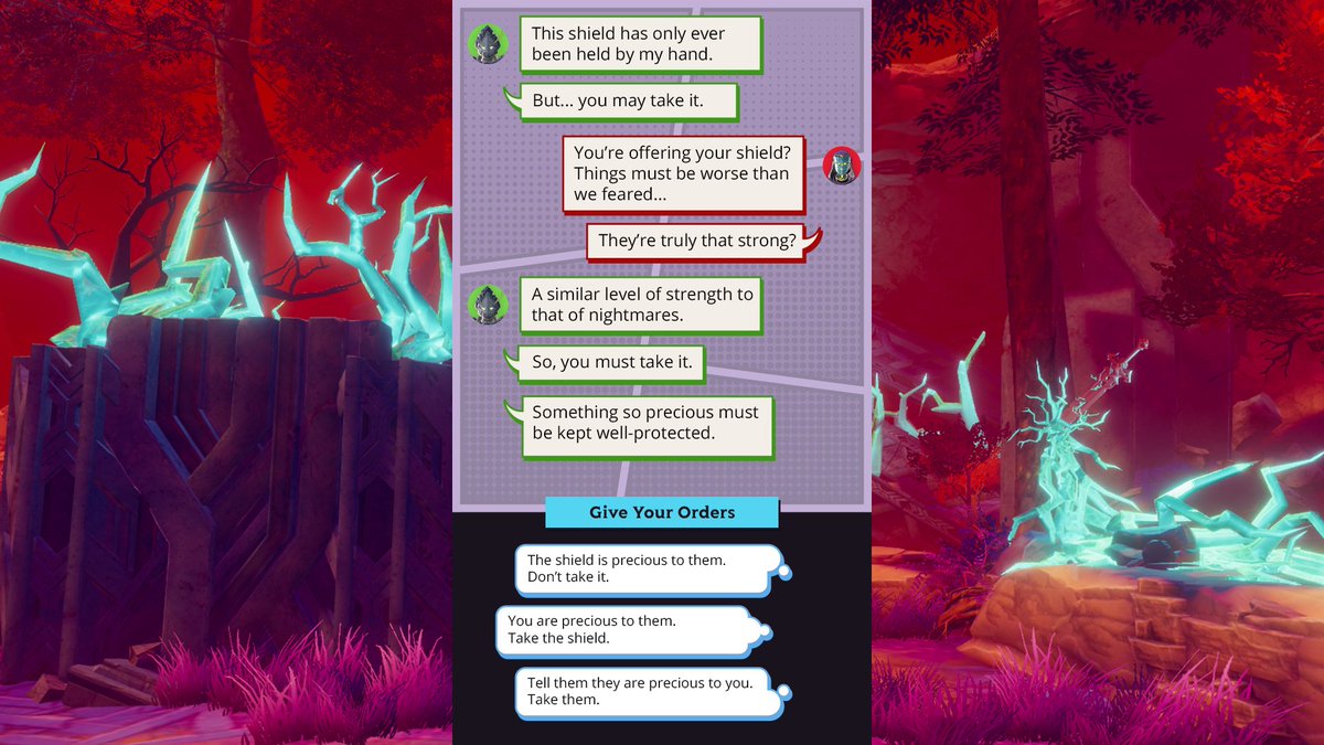 Pugsly_MIC's tweet photo. Okay. I've got good news, bad news, and some screenshots to help ease the pain.

Bad news first. I'm not actually going to Rokar. April Fools!
Now, here's the good news: I'm not actually going to Rokar. (That Aether Horror scares me!)

#RiseFightFallForYou https://t.co/A3wHsGfgjx