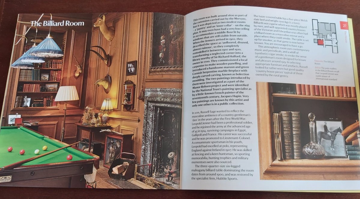 DrNeilMatthews's tweet image. I love @nationaltrust #guidebooks, but this is a 24 carat howler. Billiards was not renamed snooker. They are different games. #proofreadingfail