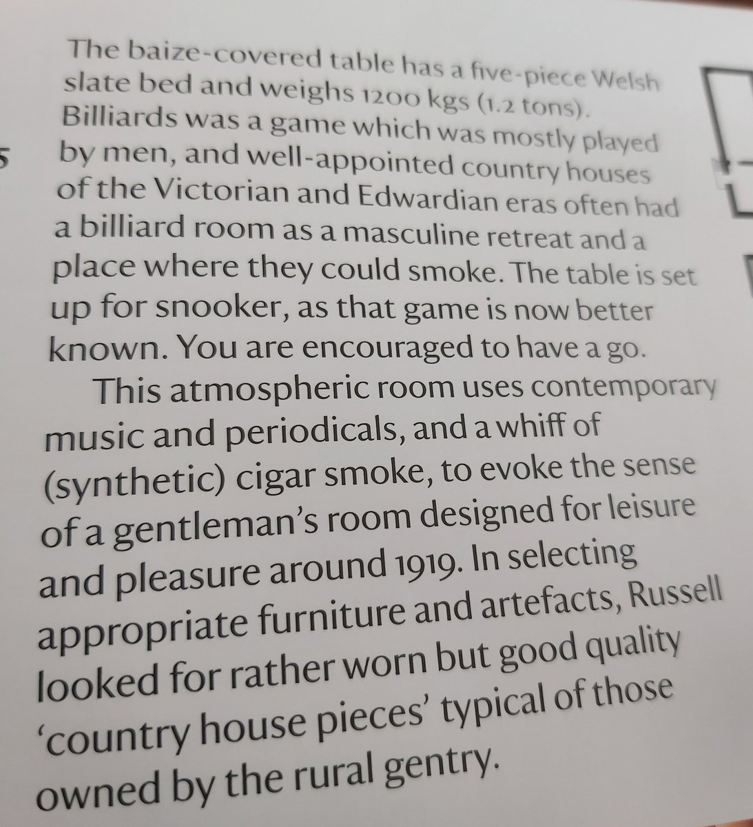 DrNeilMatthews's tweet image. I love @nationaltrust #guidebooks, but this is a 24 carat howler. Billiards was not renamed snooker. They are different games. #proofreadingfail