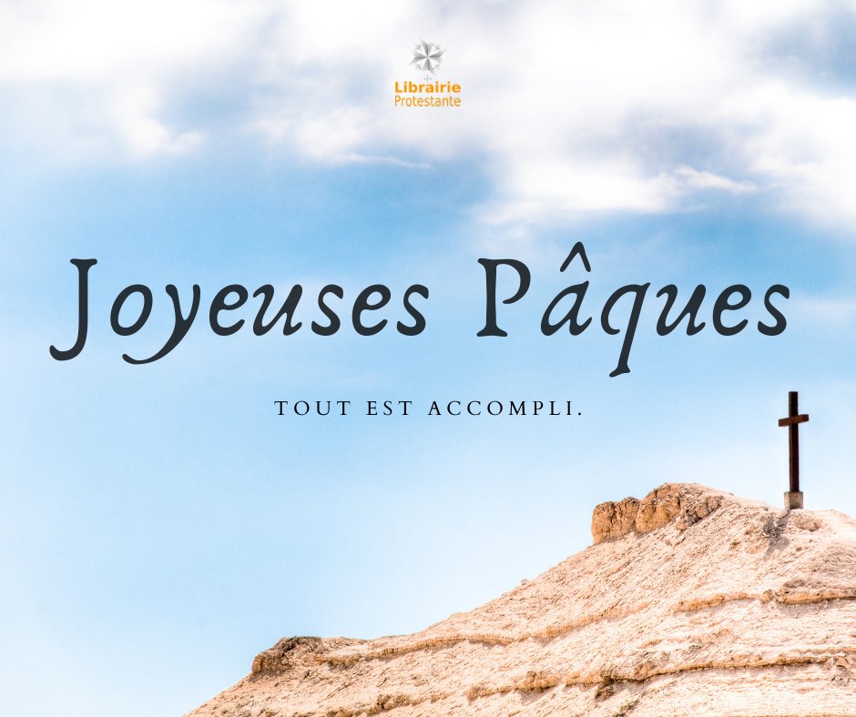 Quand il eut goûté le vinaigre, Jésus dit : "Tout est accompli !" Il pencha la tête et rendit l'esprit.
- Jean 19:30, BDS
Bon dimanche de Pâques à tous
#Paques2021
