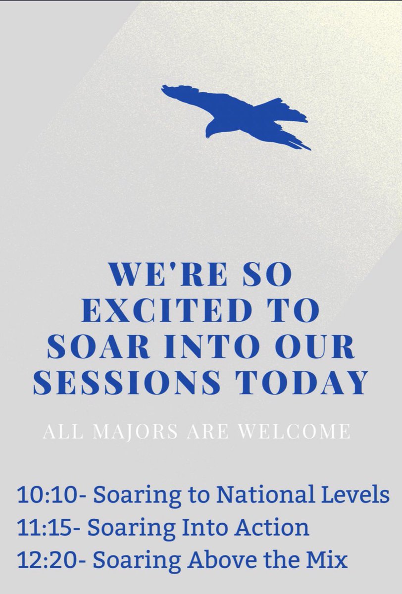 AmiraBrun15's tweet photo. It’s day two! These are the times for our sessions today. 

Be sure to participate in our scavenger hunt as well. The winners will be announced today and if you win you’ll receive a prize! @GASouthCommArts #CommINC https://t.co/2kA1hzP5ad