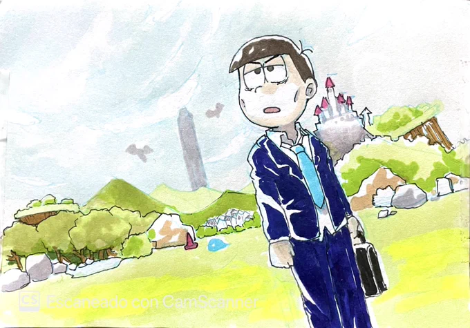 #春のペン松り
ブラックを極め過ぎて(?)気がついたらなんか違う世界に来てたヒラ社員さん 