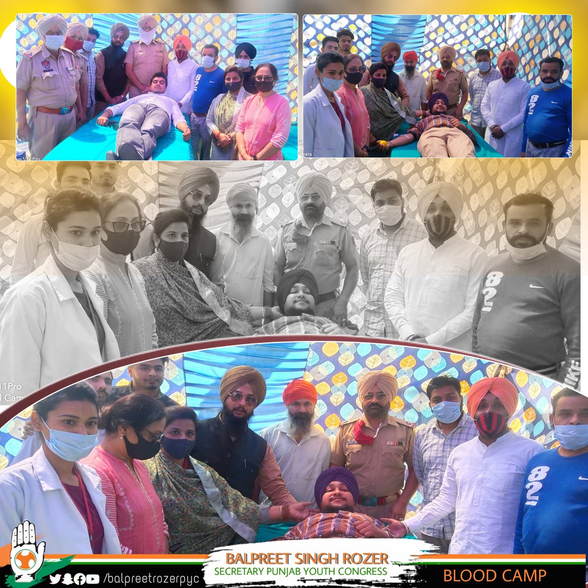 rozerpyc's tweet photo. ਨੌਜਵਾਨਾਂ ਨੂੰ ਉਤਸ਼ਾਹਿਤ ਕਰਨ ਲਈ ਕਿਸਾਨਾਂ ਨੂੰ ਸਮਰਪਿਤ 'ਦੀ ਸਟਾਰ ਬਕਸ &amp; ਦੀ ਬਰਗਰ ਹੱਟ' ਵਲੋਂ ਲਗਾਏ ਗਏ ਖੂਨ ਦਾਨ ਕੈੰਪ ਵਿਚ ਸ਼ਾਮਿਲ ਹੋਇਆ। ਇਸ ਮੌਕੇ ਨੌਜਵਾਨਾਂ ਨੂੰ ਉਤਸ਼ਾਹਿਤ ਕਰਦਿਆਂ ਕੇਂਦਰ ਸਰਕਾਰ ਵਲੋਂ ਬਣਾਏ ਕਾਲੇ ਕਨੂੰਨ ਖਿਲਾਫ ਡੱਟਣ ��ਈ ਕਿਹਾ।
@brinderdhillon @srinivasiyc https://t.co/sxA7zMFYB4