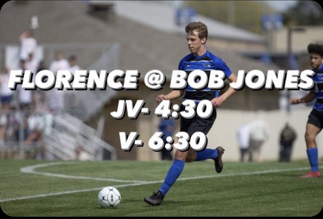 FloSoccer19's tweet photo. Game day the Florence Falcons take on the bob Jones Patriots at Madison city school stadium.
Jv @4:30
Varsity @6:30
#gofalcons #areaplay https://t.co/ot86yJdoqq