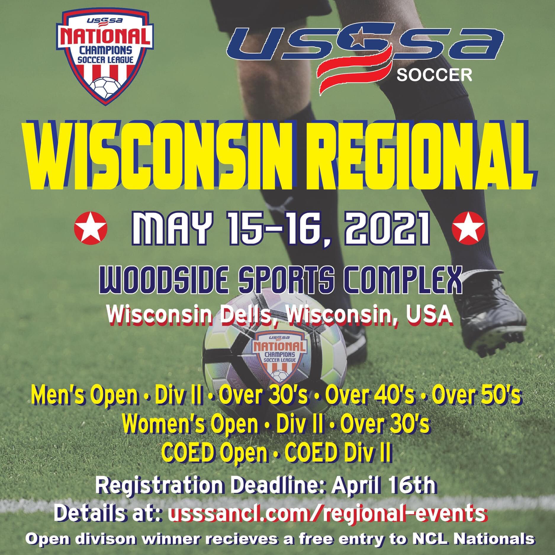 Regional Events National Champions Soccer League