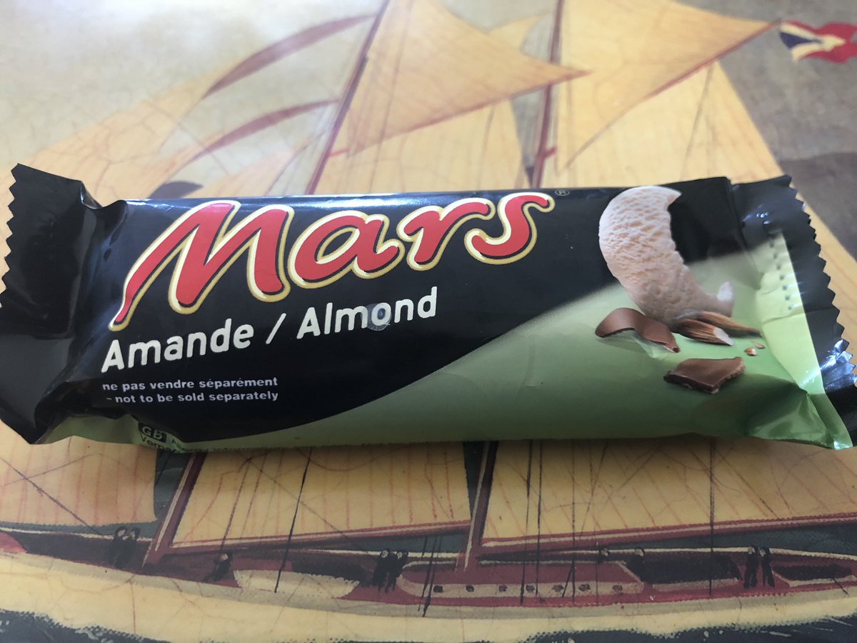 Averyslondon's tweet photo. We found these Scrumptious #Mars #Almond #ChocIces in our local supermarket here in Portugal. I remember buying Almond Mars Bars here on holiday 15 years ago. Are they making a reappearance? @TheCat_Max @Averyslondon https://t.co/uzhz2XW8ZX