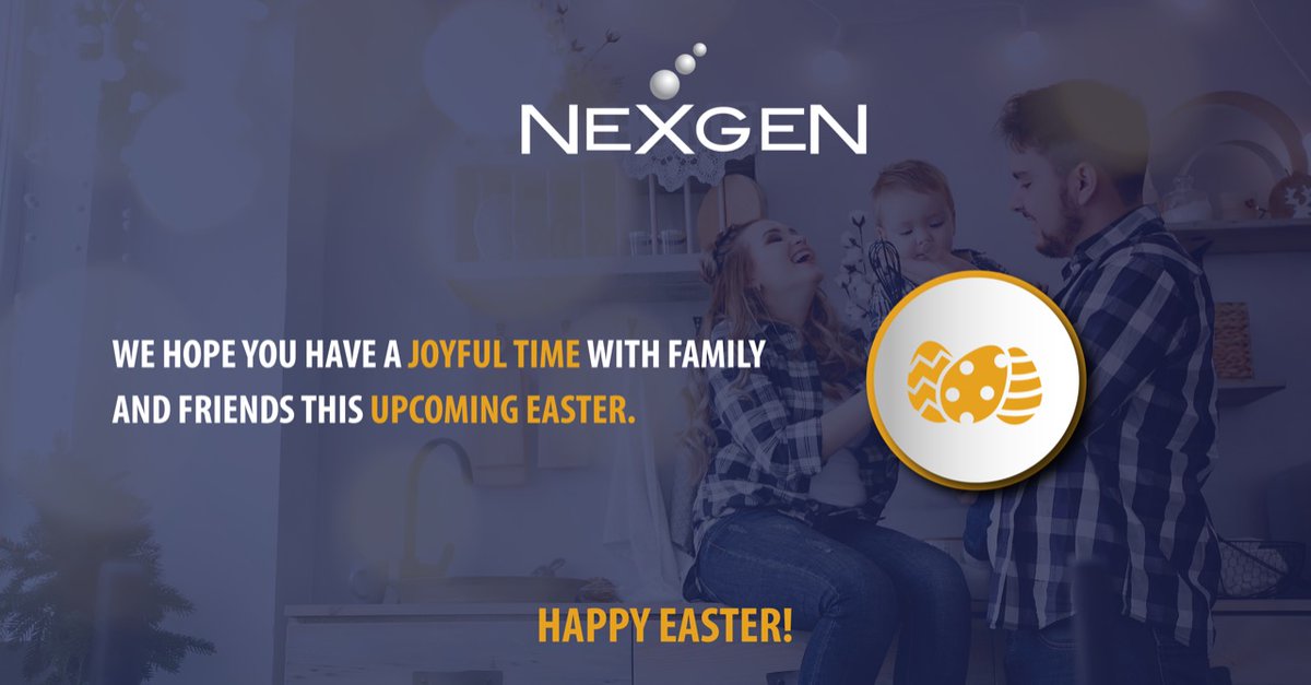 cs_nexgen's tweet photo. #NeXgen wishes you and your family wonderful Easter celebrations this upcoming weekend. At #NeXgen we believe that time is your most precious asset, and we work with you to manage your time efficiently. https://t.co/mI7rPgqNsG