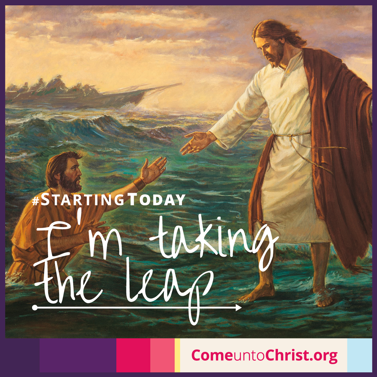 ComeUntoChrist's tweet photo. Jesus invites us to not be afraid (see John 14:27). See how Jesus Christ helped Erick transform fear into faith: https://t.co/GmYBdxAJ5p #Easter #StartingToday #ComeUntoChrist https://t.co/sXQV1lCffV