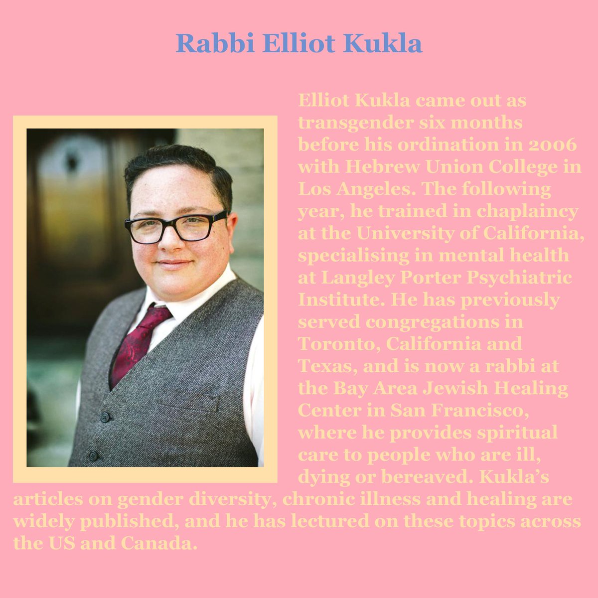 ObanPride's tweet photo. It’s day 6 of #TransWeekofVisibility 🥰🏳️‍⚧️ Today we have three inspiring trans faith leaders 🙏🙌 #TWOV #OPsupportTrans #TDOVSCOT21 https://t.co/lqe7XBTiGj
