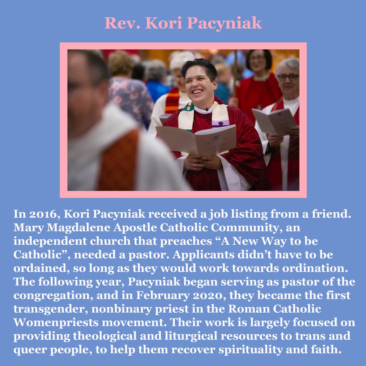ObanPride's tweet photo. It’s day 6 of #TransWeekofVisibility 🥰🏳️‍⚧️ Today we have three inspiring trans faith leaders 🙏🙌 #TWOV #OPsupportTrans #TDOVSCOT21 https://t.co/lqe7XBTiGj