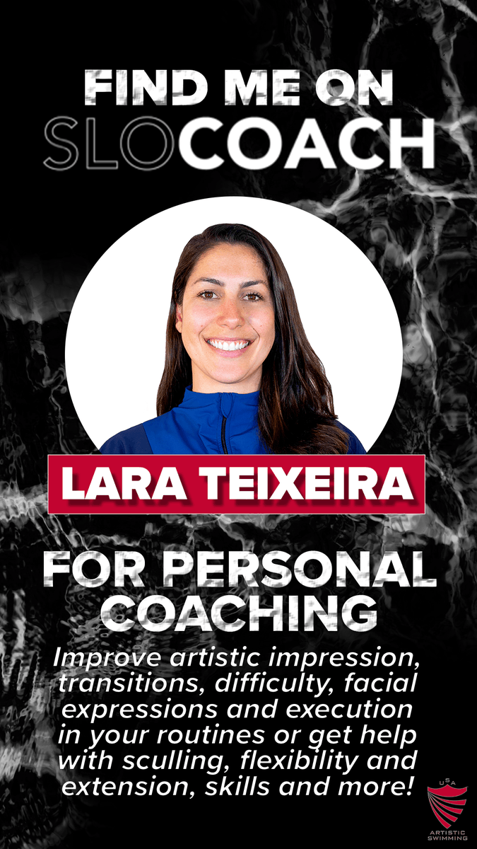 LaraNadoSincro's tweet photo. One on One Coaching Session
I’m on SLOCOACH to help you with any aspect of your artistic swimming. https://t.co/eZgmdIa6Ol d. #slocoachusa #videoanalysis #beyourbest #onlinecoaching #personalisedcoaching #1to1coaching #USAVONEONONE https://t.co/m6dCWWaLY0