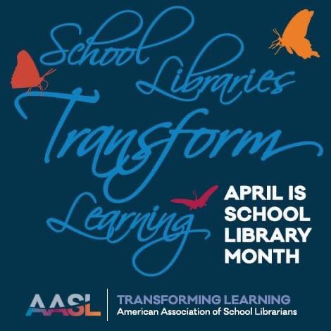 bhsbroncoslib's tweet photo. Happy School Library Month!
Stop by the library this month to pick out your next favorite book! #read #bookLove #changeMindsets https://t.co/ISI9h5uG30