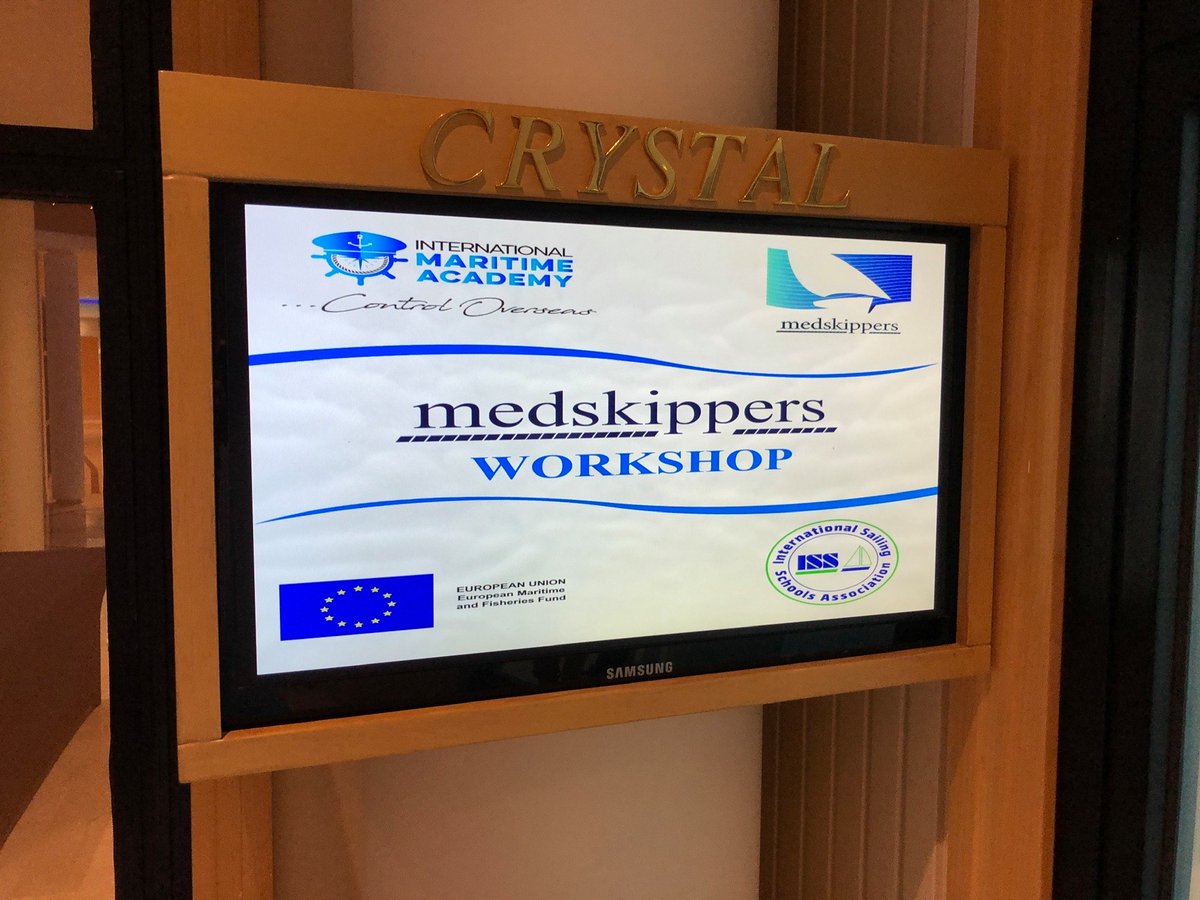 ISSAssociation's tweet photo. MEDSkipper Project Meeting in Mallorca.

The objective of the project is to harmonize training standards for professional skippers in the region of the Mediterrean Sea. 

#internationalsailingschoolassociation #sailingschools  #mediterraneansea #mallorca #medskipperproject https://t.co/Y5lnKBhhrW