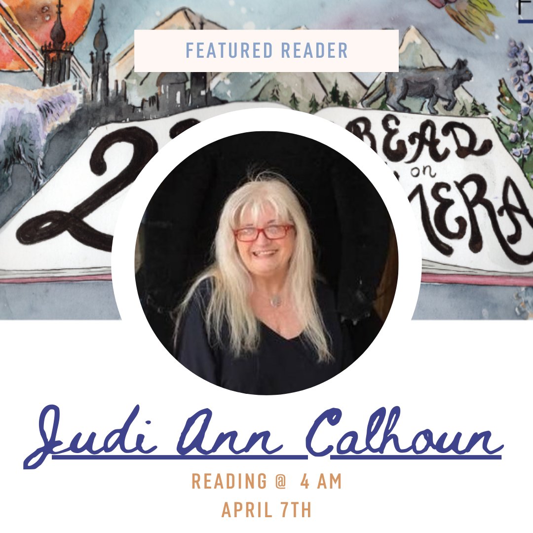 📚Also reading during our horror hour at 4 am is Judi Ann Calhoun an Author, Artist, Illustrator, Teacher; published in Horror &amp; Fantasy Anthologies.
 #readoncamera  
ow.ly/N52r50EclQD
#LibraryGivingDay #reading #manchestercitylibrary